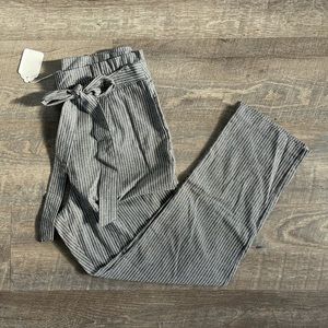 Mosaic & Co. Black Stripe Must Have Work Pants M